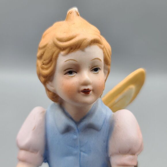 Mann Ceramic Fairy Sitting On A Tree Music Box 1982 Twaian - Picture 7 of 12